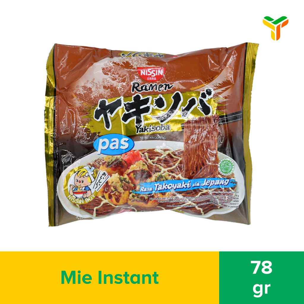 Nissin Ramen Pas Goreng Takoyaki Jepang 78 Gram