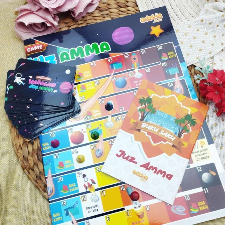 Permainan Anak Board Game Serial Hafalan Juz 30 - Adzkia