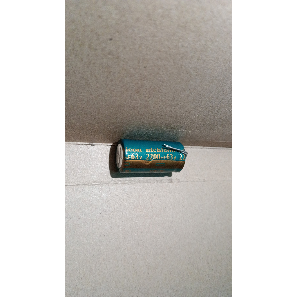 6054 kapasitor elco 2200uf 2200 uf 63v 63volt 63 volt nichicon