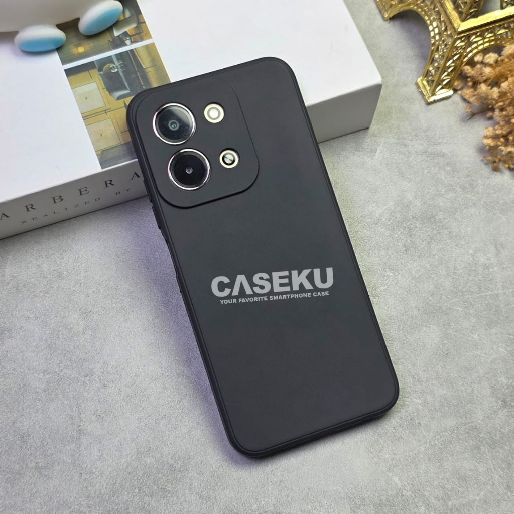 Redmi 15C Redmi 14C Case Softcase Candy Macaron Square Black Polos Case Redmi 15C Redmi 14C