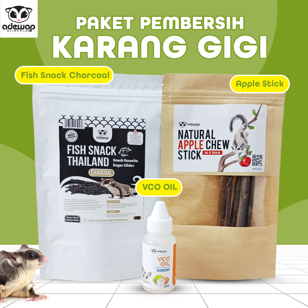 ADEWAP GLIDER Paket Pencegah Karang gigi Pembersih Karang Gigi Perwatan Gigi Sugar Glider