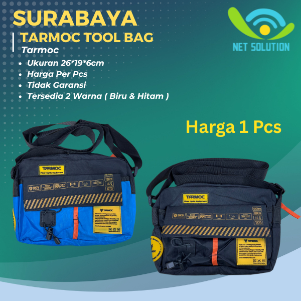 Tarmoc Tool Bag | Tas Selempang FTTH Tool Kit Fiber Optic