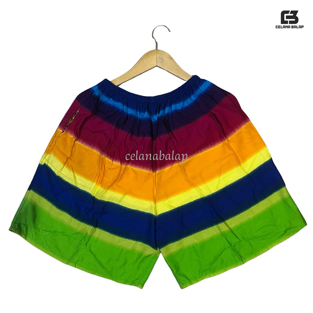 Celana Kolor Pendek Rayon Wanita Motif Random | Celana Kolor Rayon Motif Abstrak dan Bunga