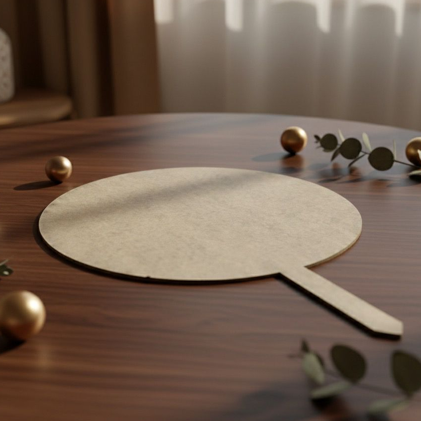 Topper Akrilik Bulat | Topper Kue Akrilik Diameter 15 cm 20 cm 25 cm Akrilik Putih Bening Hitam