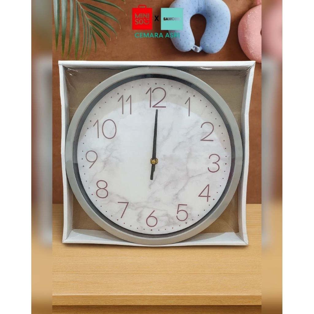 [NB Jam Dinding Minimalis] Jam Dinding Modern Elegan • Desain Sederhana Estetik • Diameter ±30cm • C