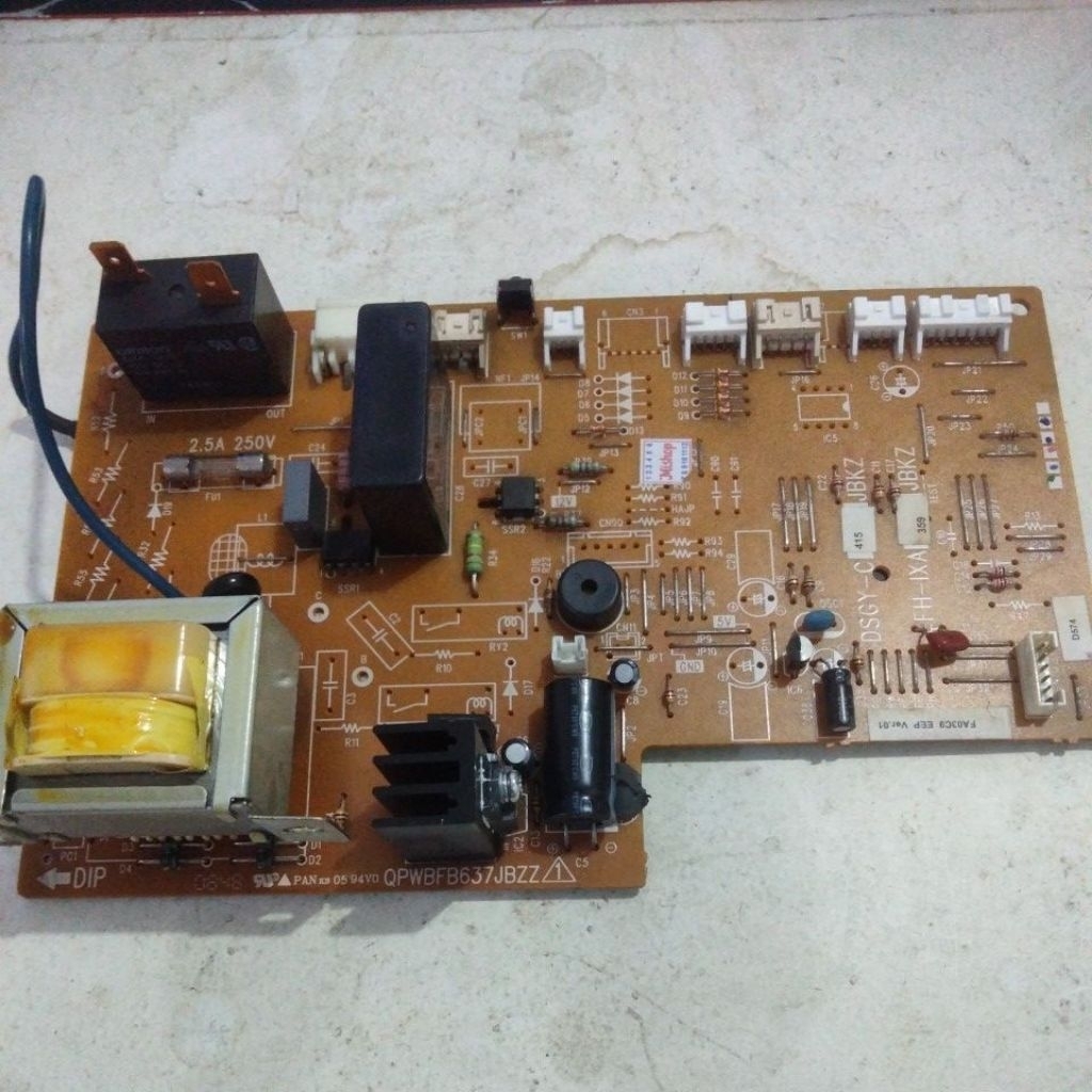 MODUL PCB AC SHARP PLASMA CLUSTER ION  QPWBFB637JBZZ ORIGINAL