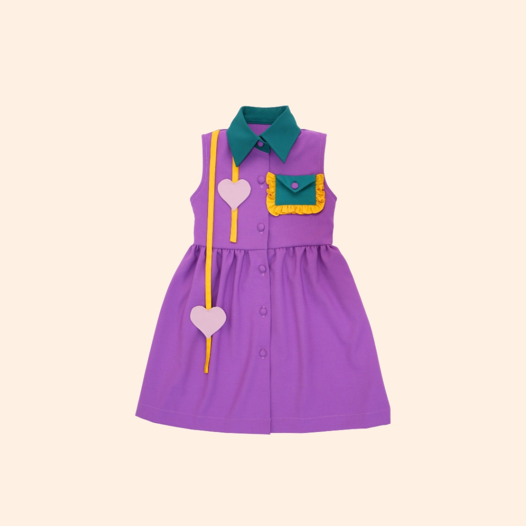 Amber Kids - Livy Dress - Dress Anak Perempuan