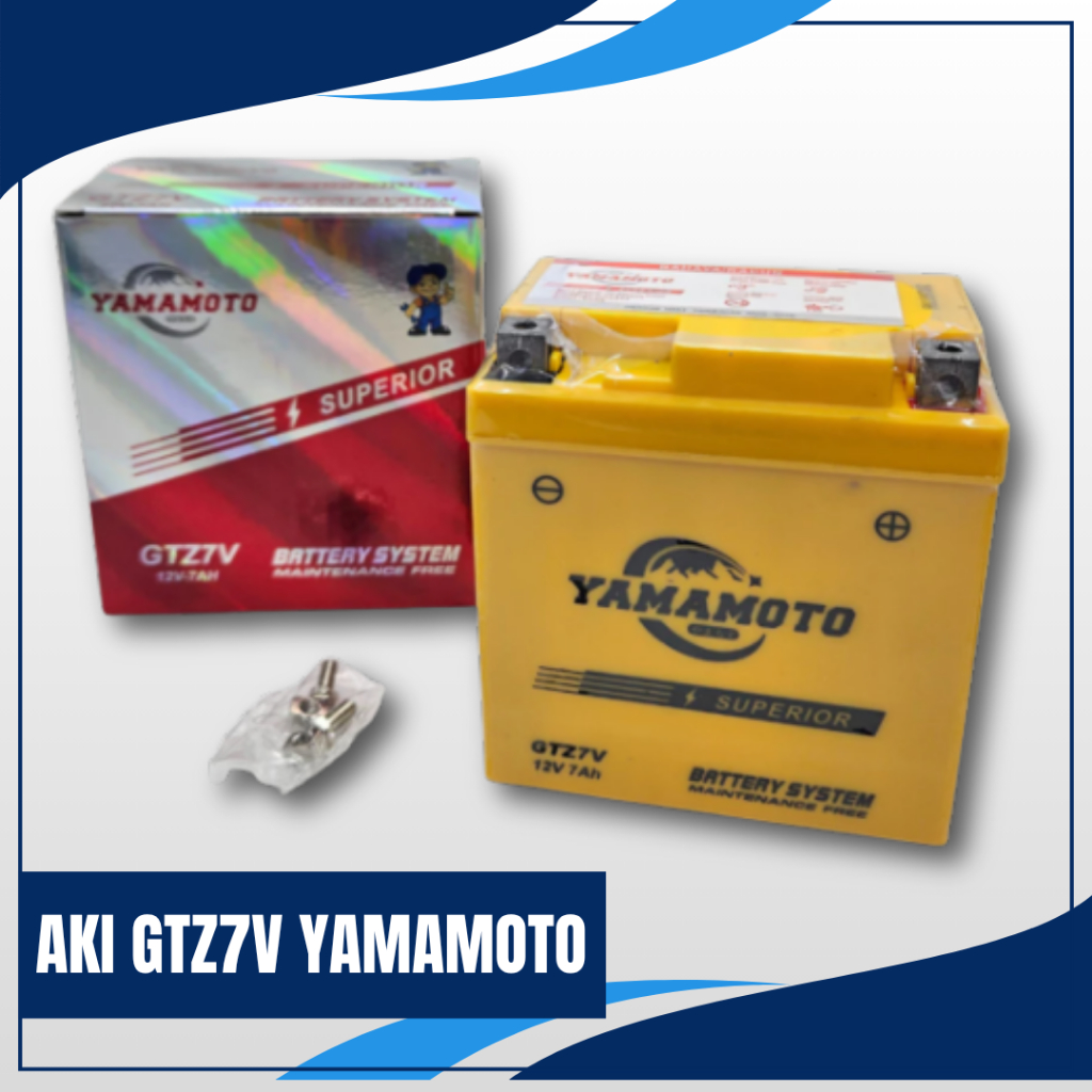 Aki Yamamoto GTZ7V 7Ampere Motor NMAX New Lexy (Min 10)