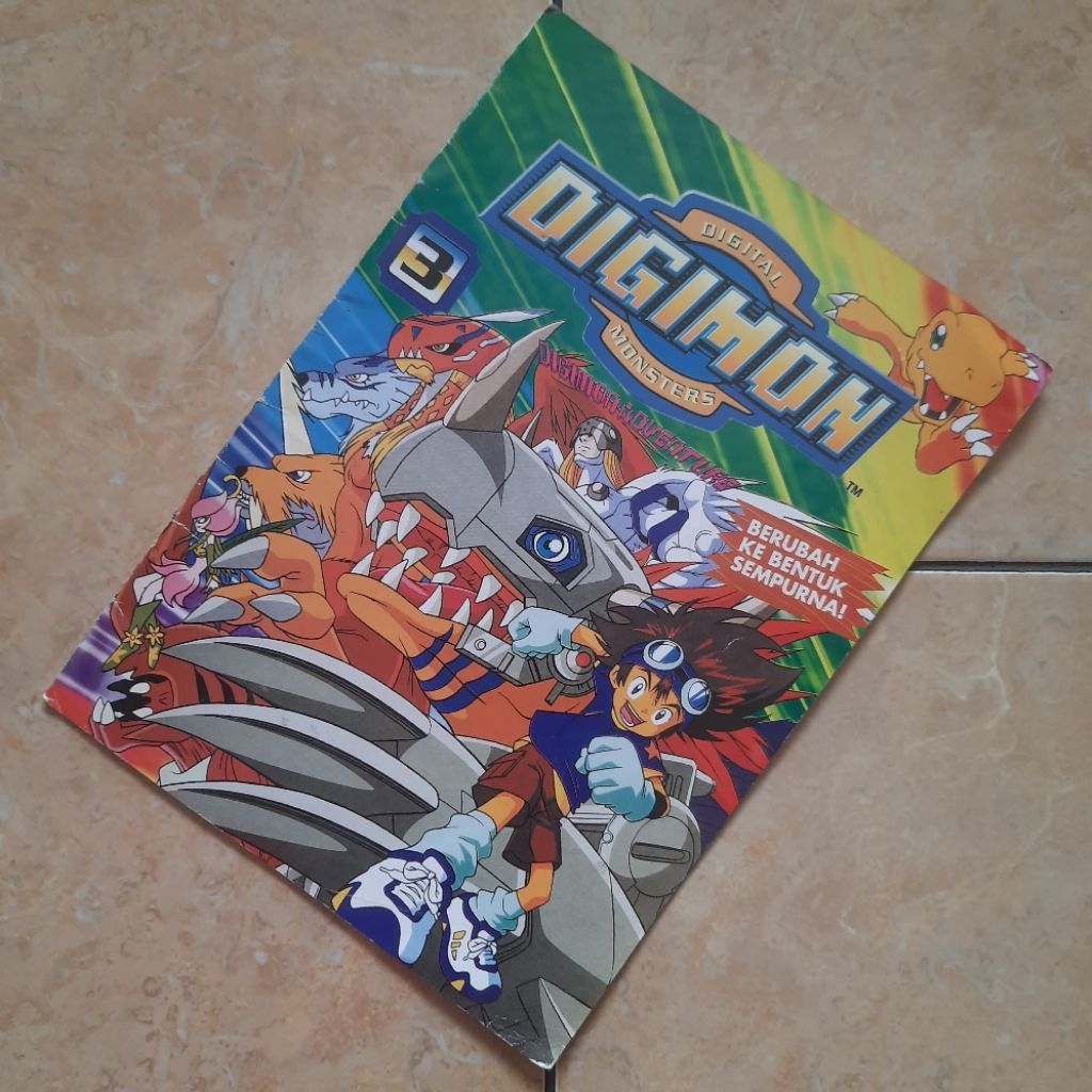 Komik Lebar Digital Monster Digimon Adventure 3 Berubah Ke Bentuk Sempurna Full Color Original