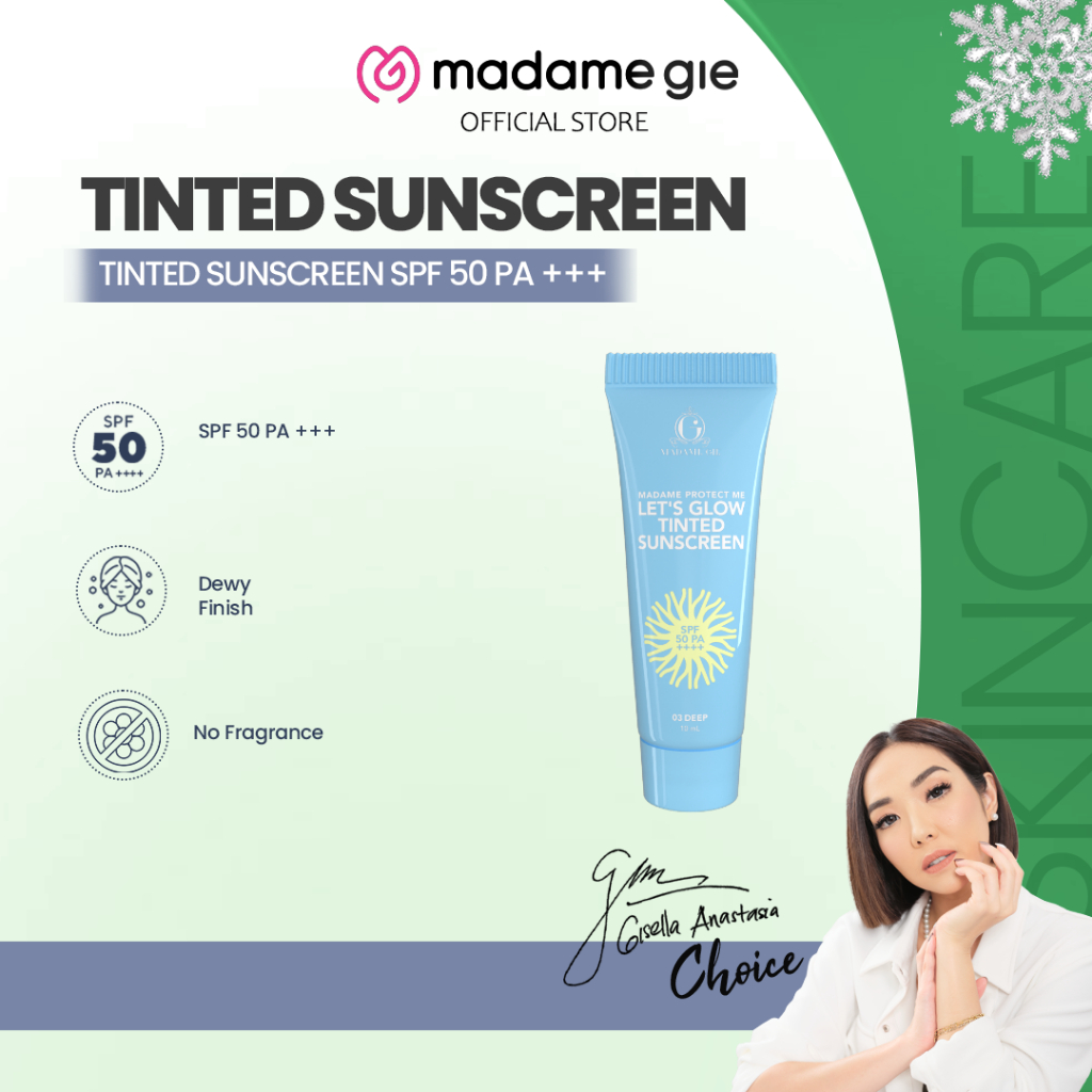 Madame Gie Madame Protect Me Let's Glow Tinted Sunscreen SPF 50 PA ++++