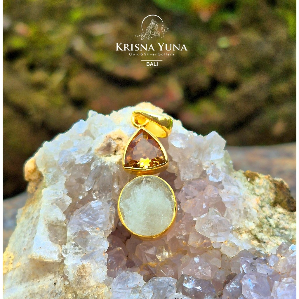 Natural Libyan Desert Glass Pendant