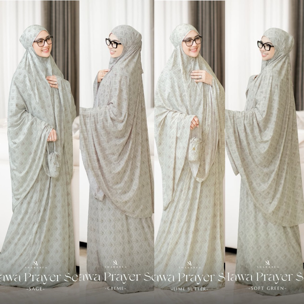 Hawa Prayer Set Mukena Pouch Sajadah Mini by Shararea