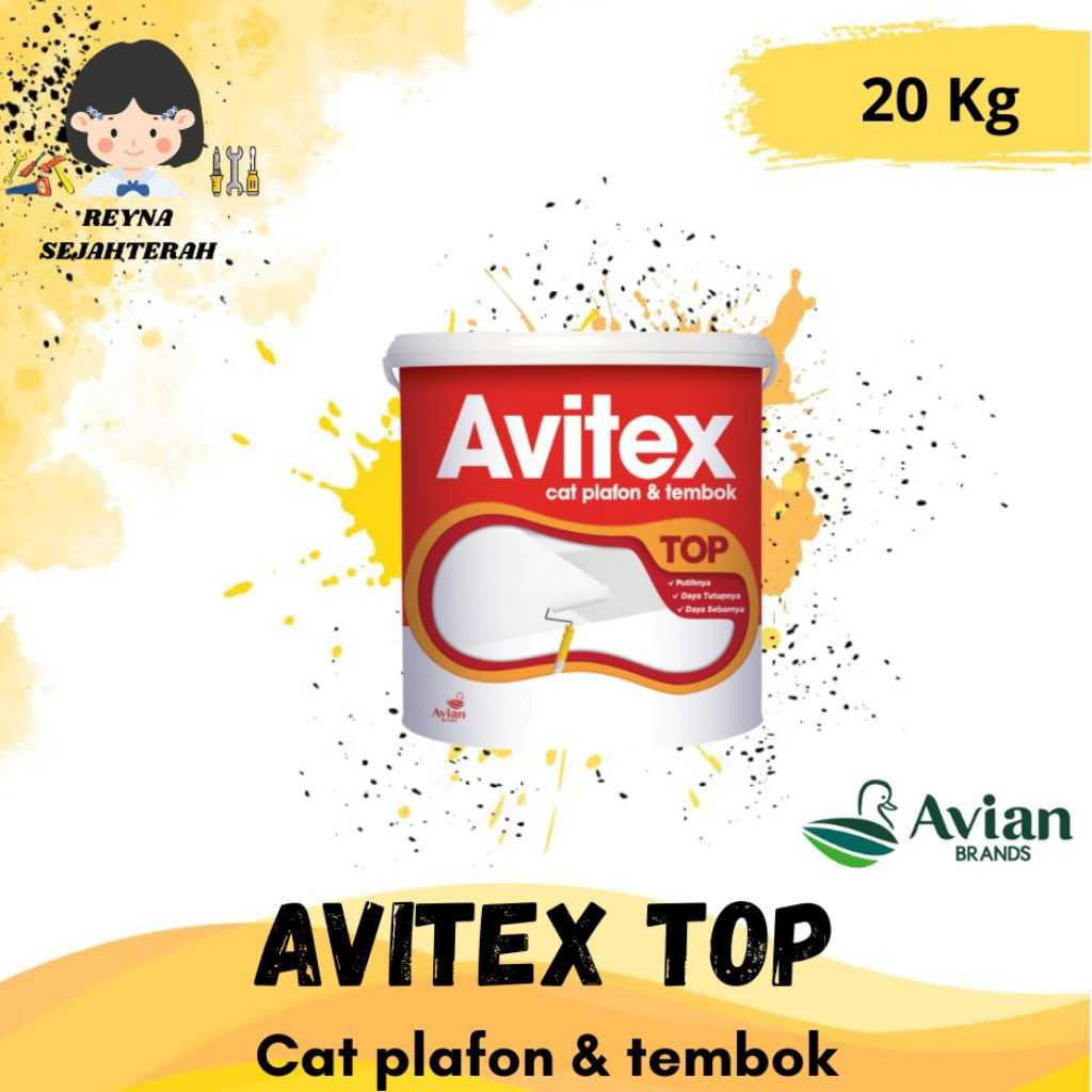 AVITEX TOP CAT TEMBOK DAN PLAFON 20KG