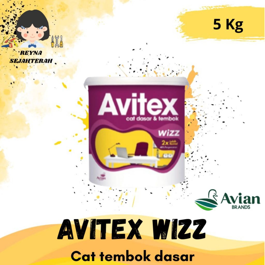 AVITEX WIZZ CAT TEMBOK DASAR ALKALI 5KG
