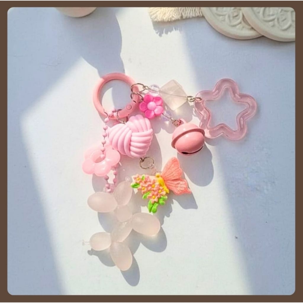 Gantungan Tas/Kunci Variasi Butterfly