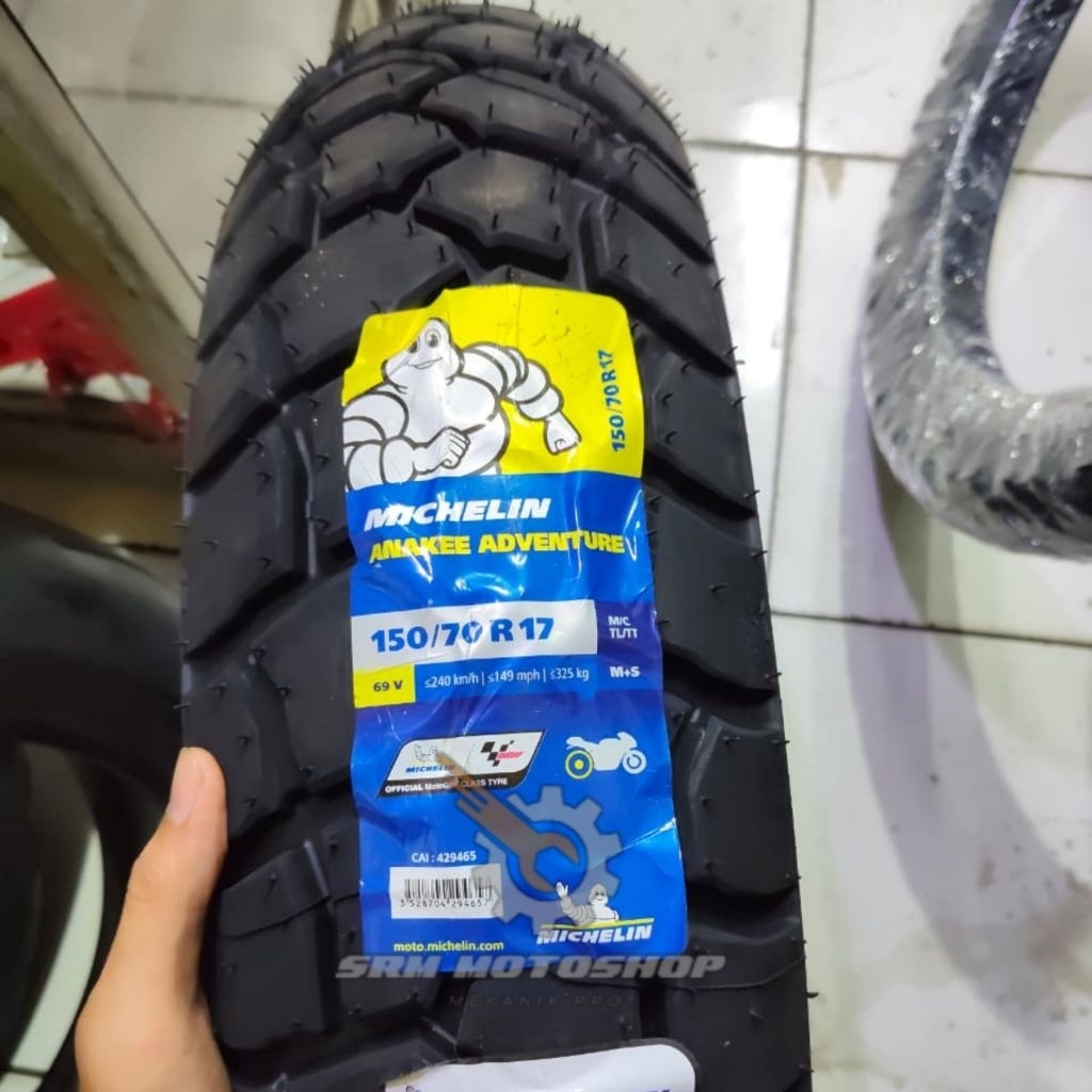 Ban Motor Michelin Anake Adventure 150/70-17 Dual Purpose Sport Touring Tipe Tubeles