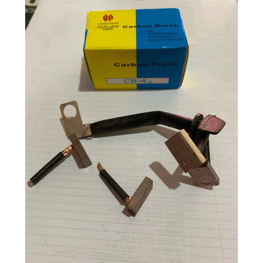 CARBON BRUSH DINAMO STATER MOBIL MITSUBISHI T120SS INJECTION INJEKSI