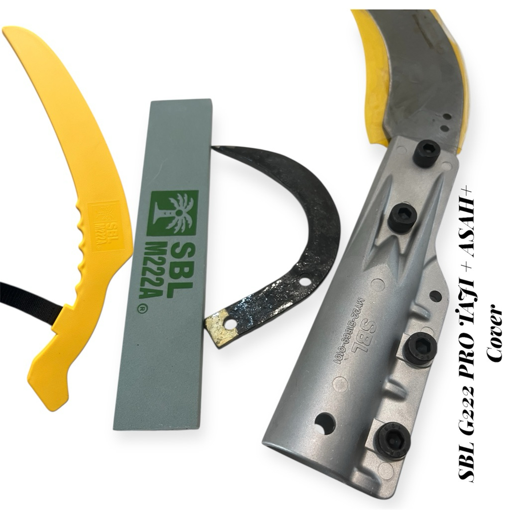 Paket Hemat Egrek Sawit Sbl G222 Pro Original Bonus Batu asah,Sarung,dan Taji