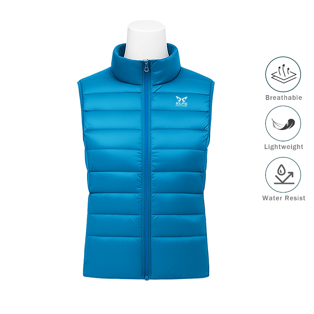 Vest Bulu Angsa Wanita Rompi Musim Dingin Water Resist Winter Jacket