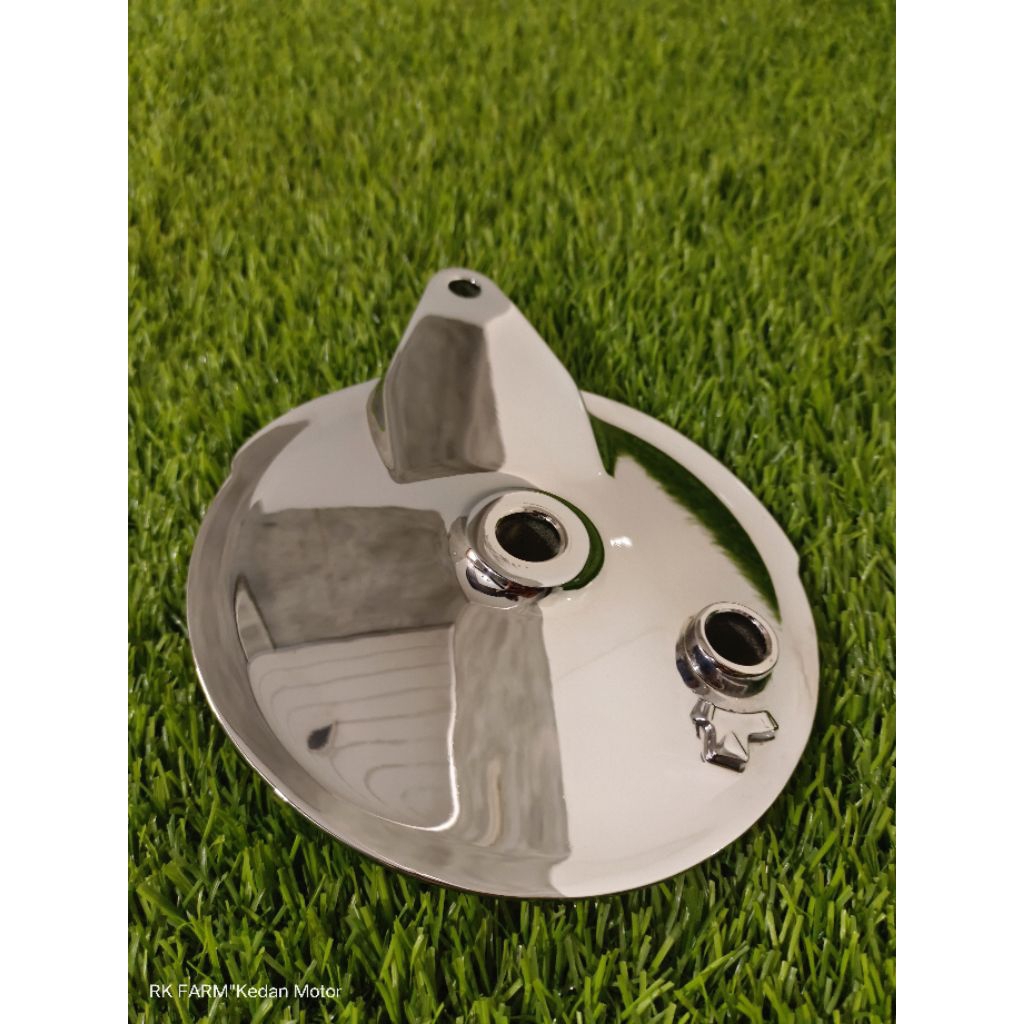 Tutup Tromol Rx King Pnp Scorpio/Vixion Old Original Chrome