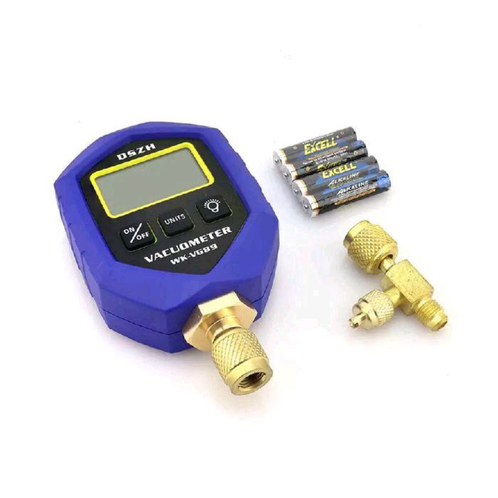 WK-VG88 Digital Manifold Vacuum Pressure Gauges Testing AC