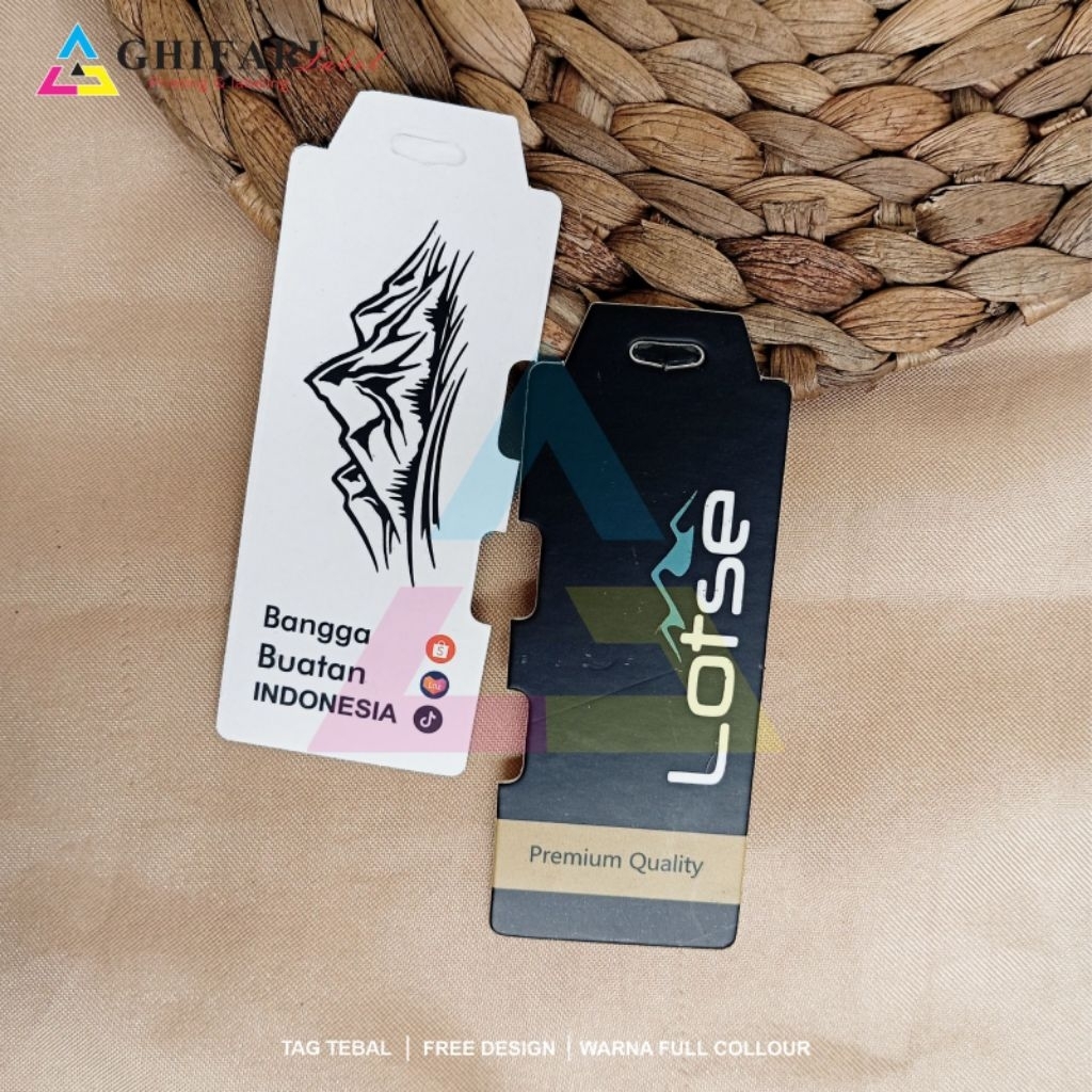 hang tag tebal , hang tag baju ,hangtag distro custom desain