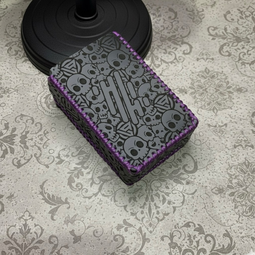 Ungu’ Softcase Kulit Motif S Logo R234/Pro’ Kulit Sintetis Wadah Anti Bared