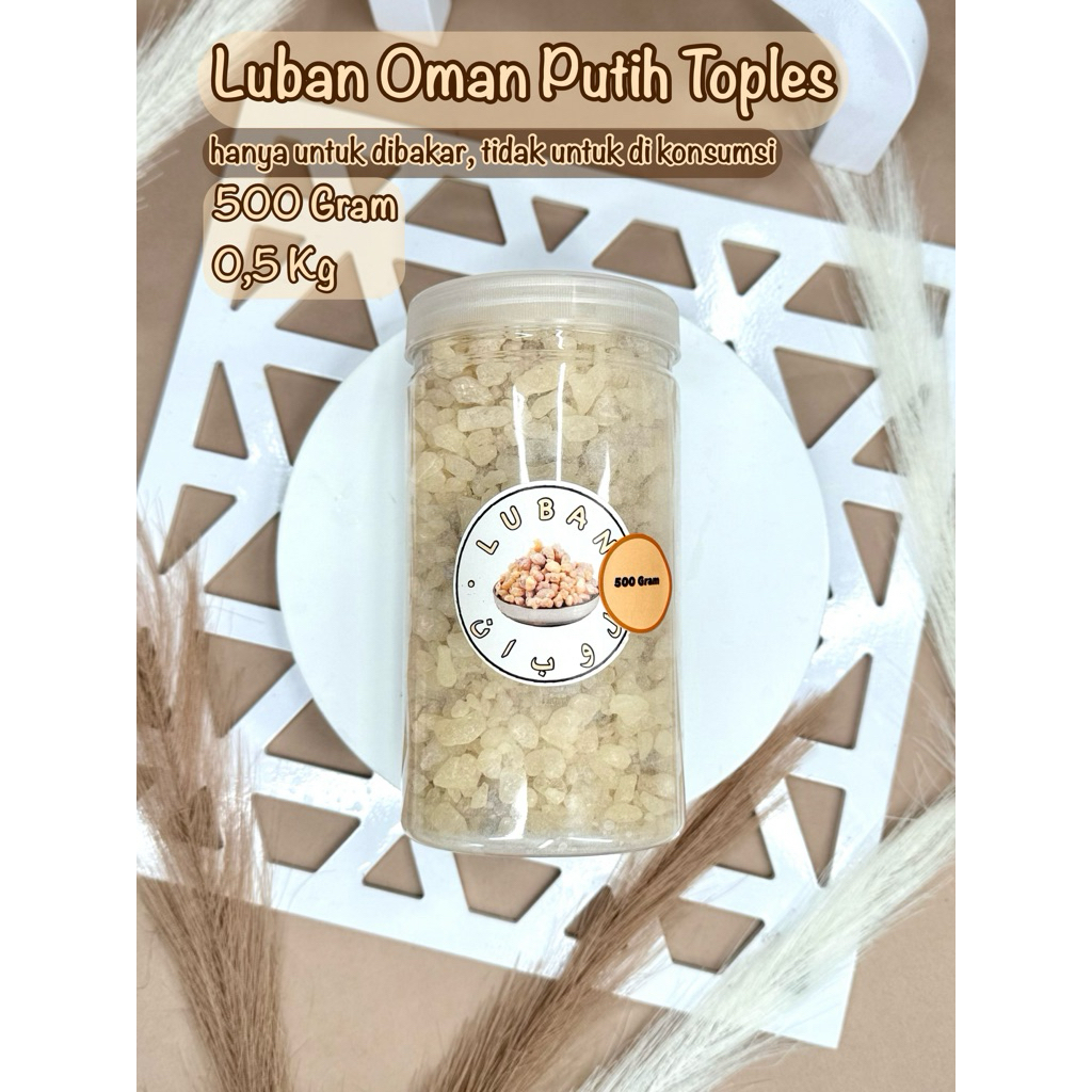 King - 500 Gram Luban Mustaki Kemenyan Arab Putih Luban Oman Mustaka Luban Crystal Luban Kristal Lub