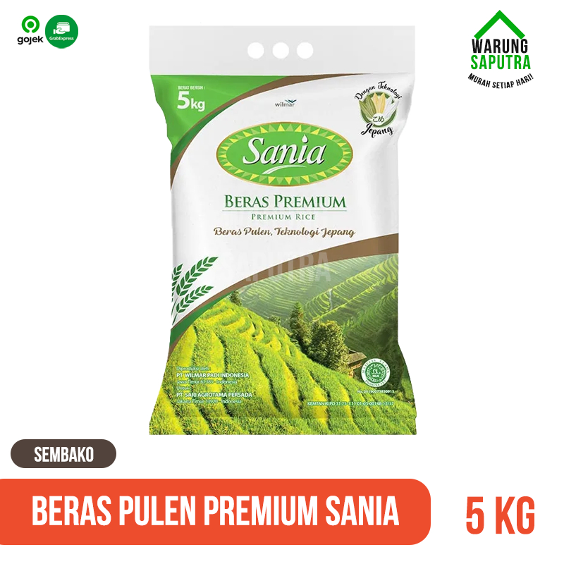 Beras Sania / Beras Pulen Premium Sania 5 kg