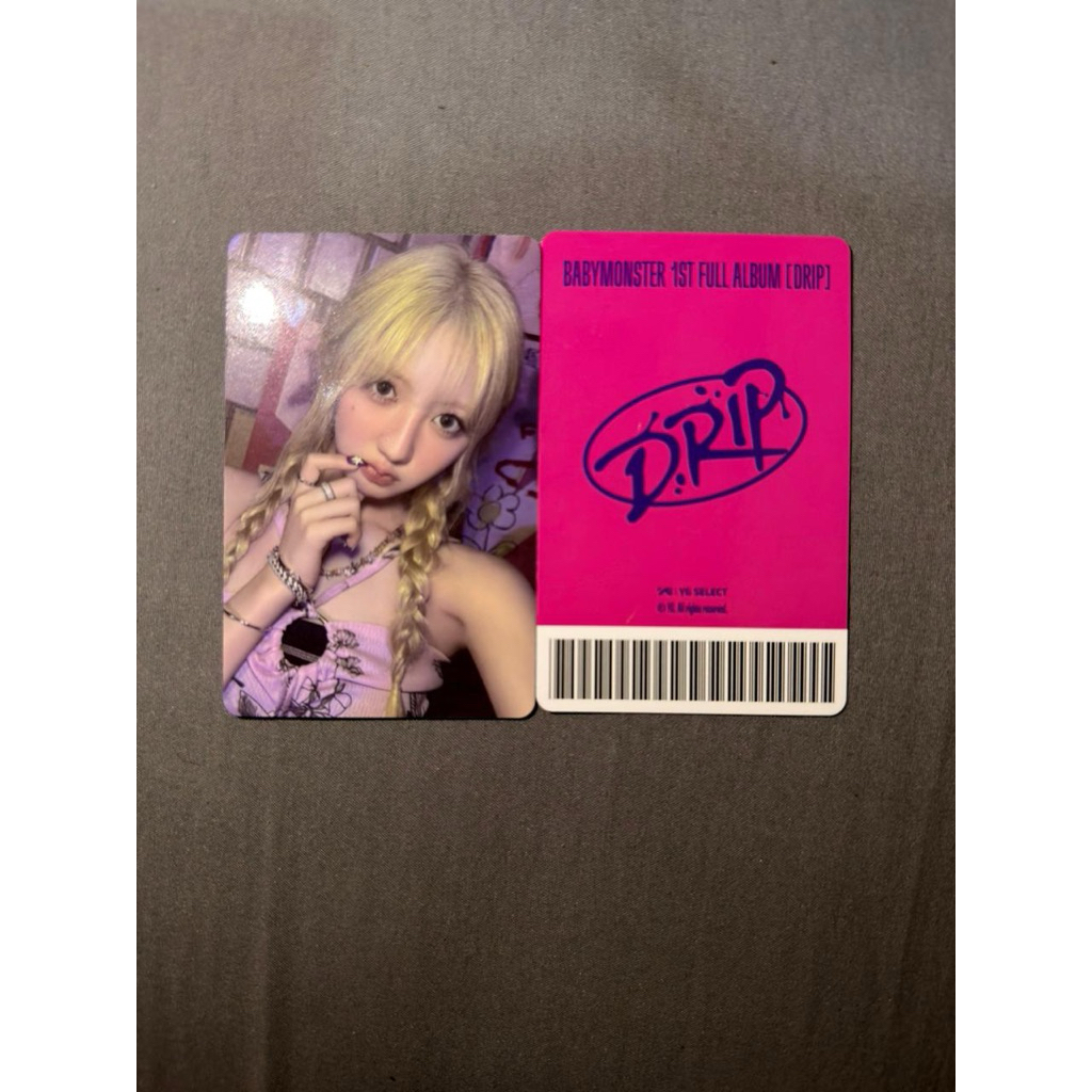 Photocard Official Rami Babymonster Drip