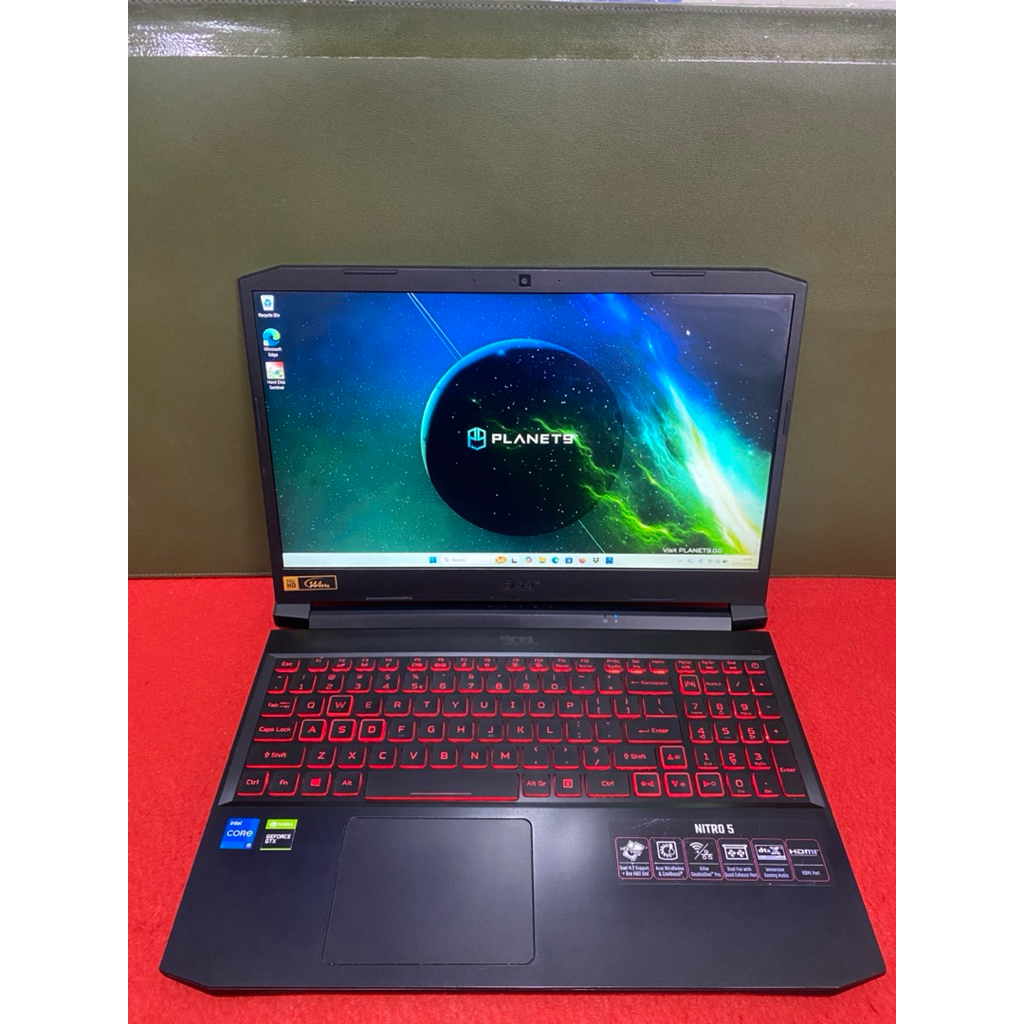 Acer nitro 5 intel core i5-11300h ram 8/512 gb nvidia gtx 1650 4 gb 144hz win 11 ori