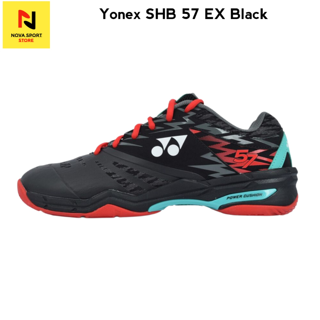 Yonex Sepatu Badminton Power Cushion SHB 57 Ex Black