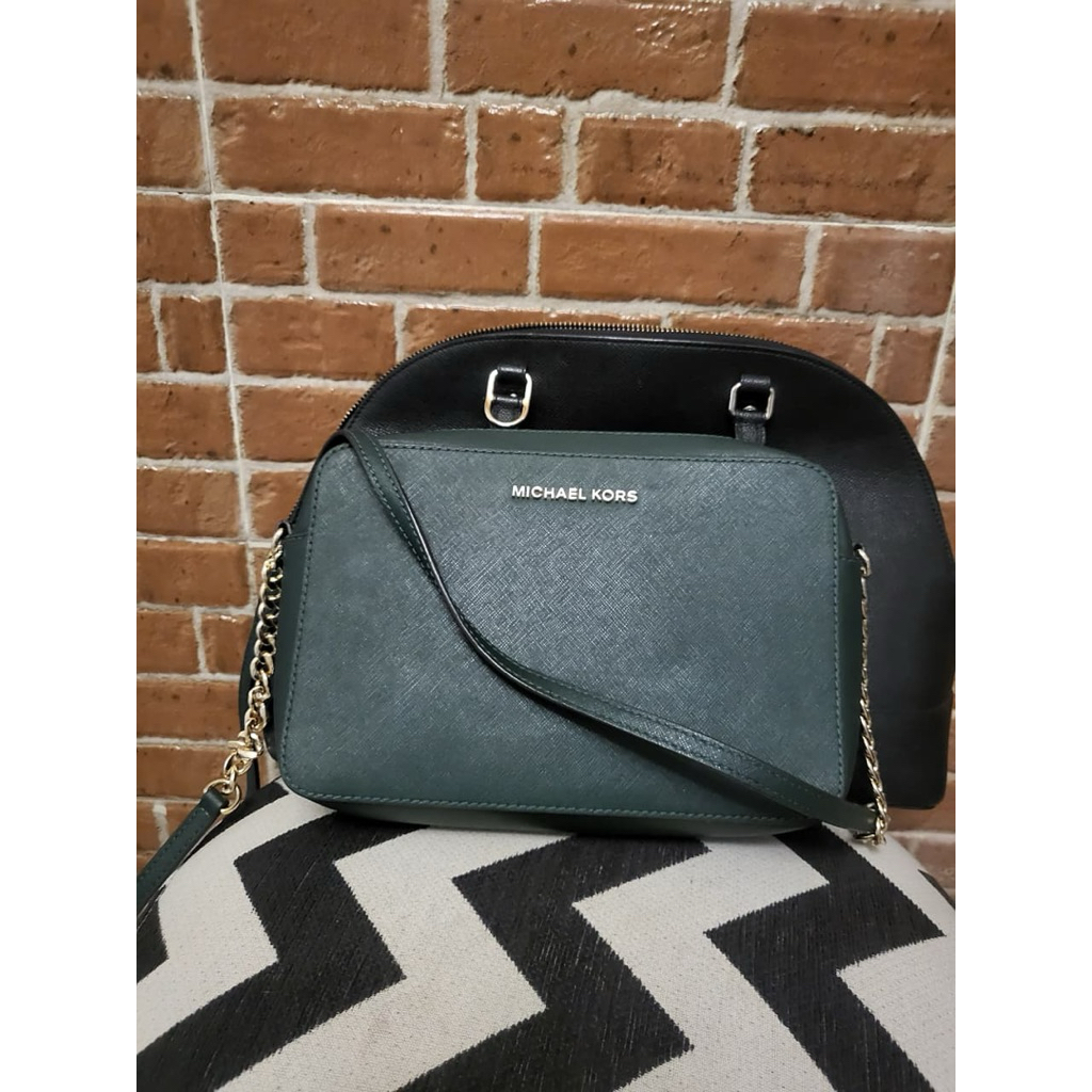 PRELOVED bag MK black ORIGINAL