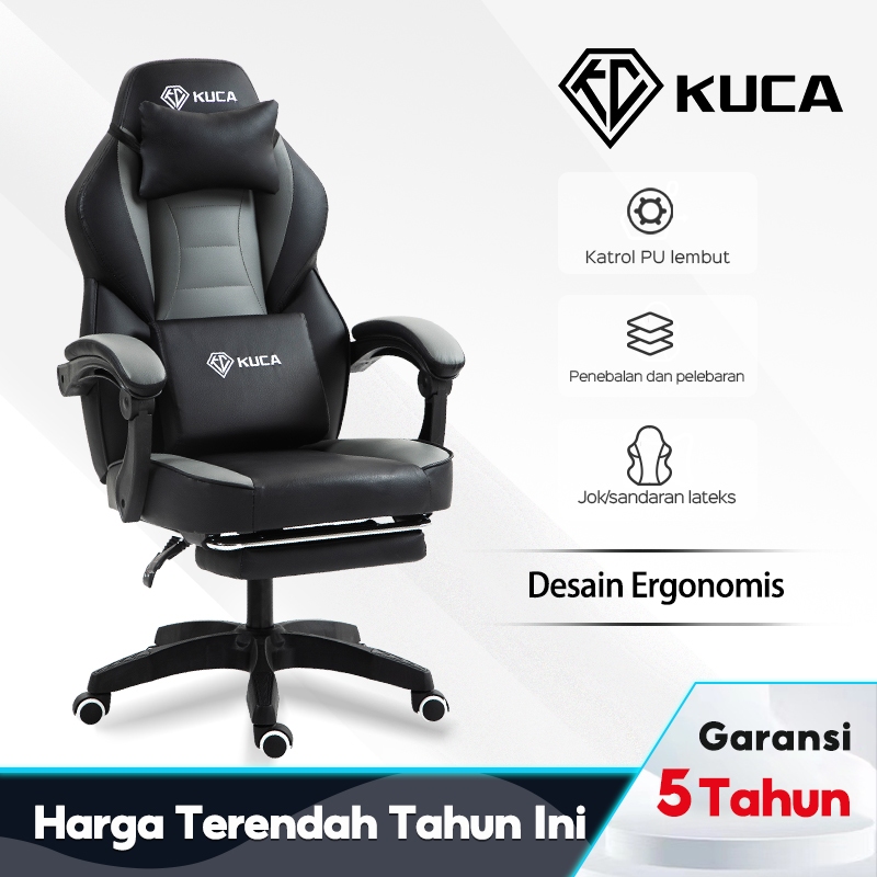 KUCADI [Pengiriman Dari Medan ] Gaming Chair Kursi Kantor Kursi Kerja Kursi Belajar Kursi Santai Kur