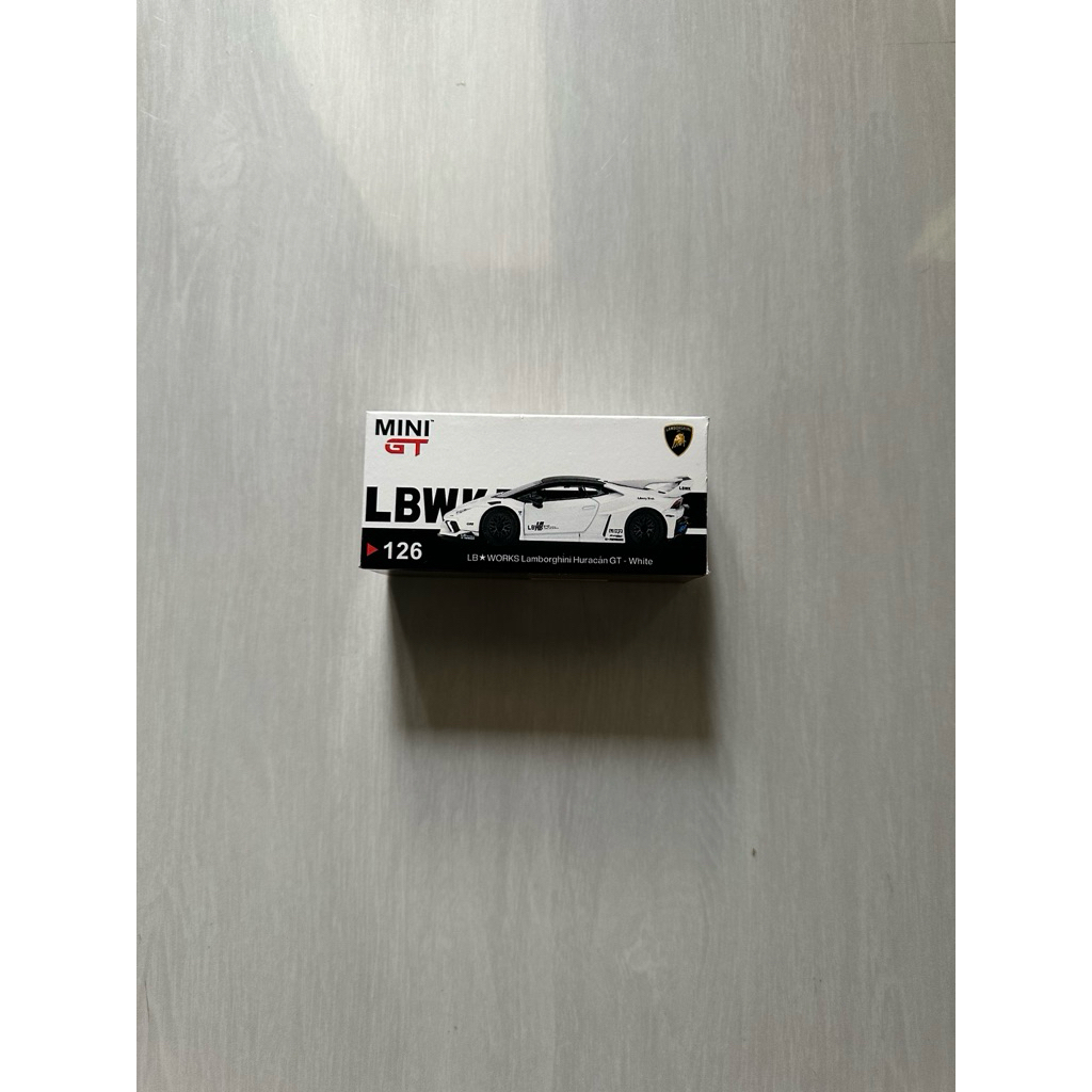 Mini GT Lamborghini Huracan GT LBWK Matte White