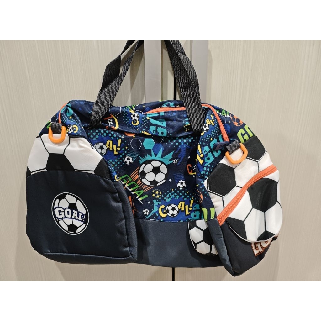 Tas Anak Gambar Bola (Warna Hitam)