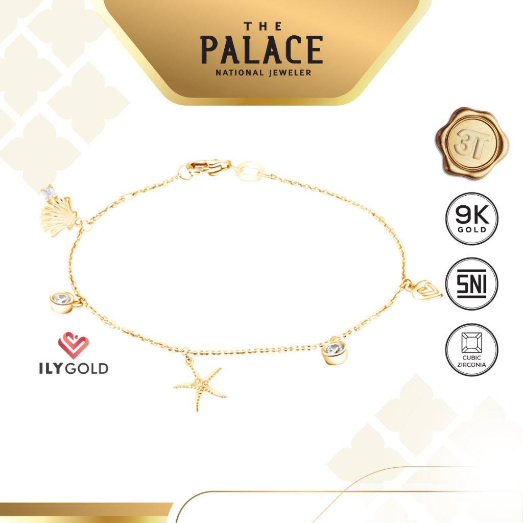 ILY GOLD Seaside - Seashell Bracelet / gelang tangan