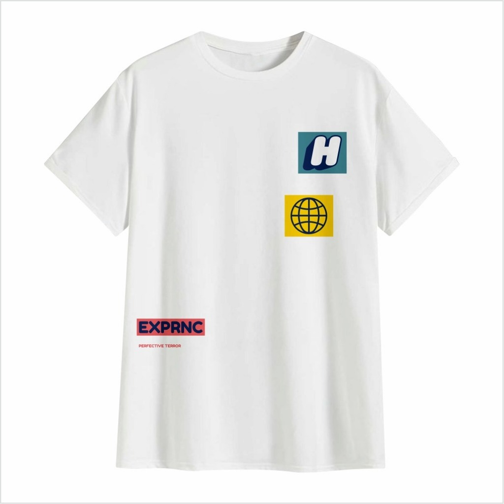 Equate Kaos T-shirt Unisex White - Heroine Exprnc