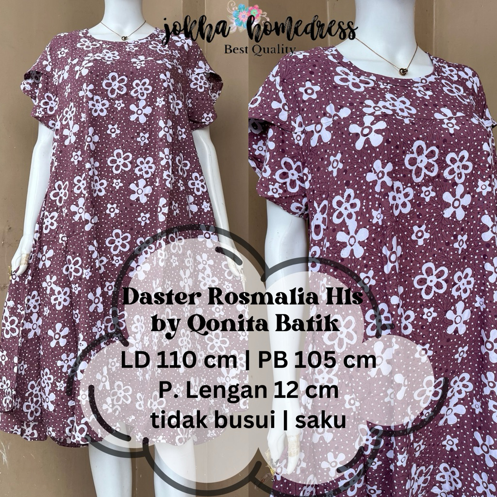 Daster Rosmalia Hls by Qonita Batik Pekalongan