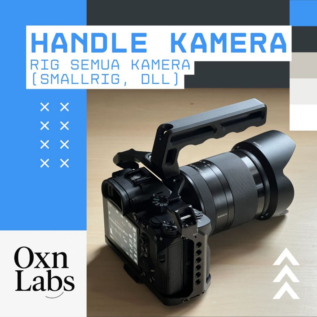 Top Handle Kamera Sony, Canon, Nikon, Fujifilm (Small Rig) | Bisa untuk semua kamera ada rig