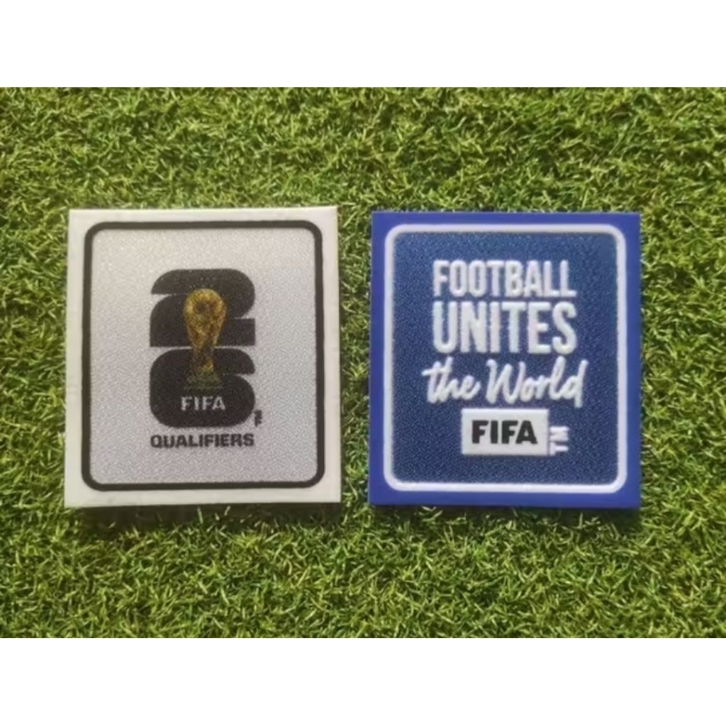 Badge Patch bola Kualifikasi piala dunia world cup 2026 bahan velvet