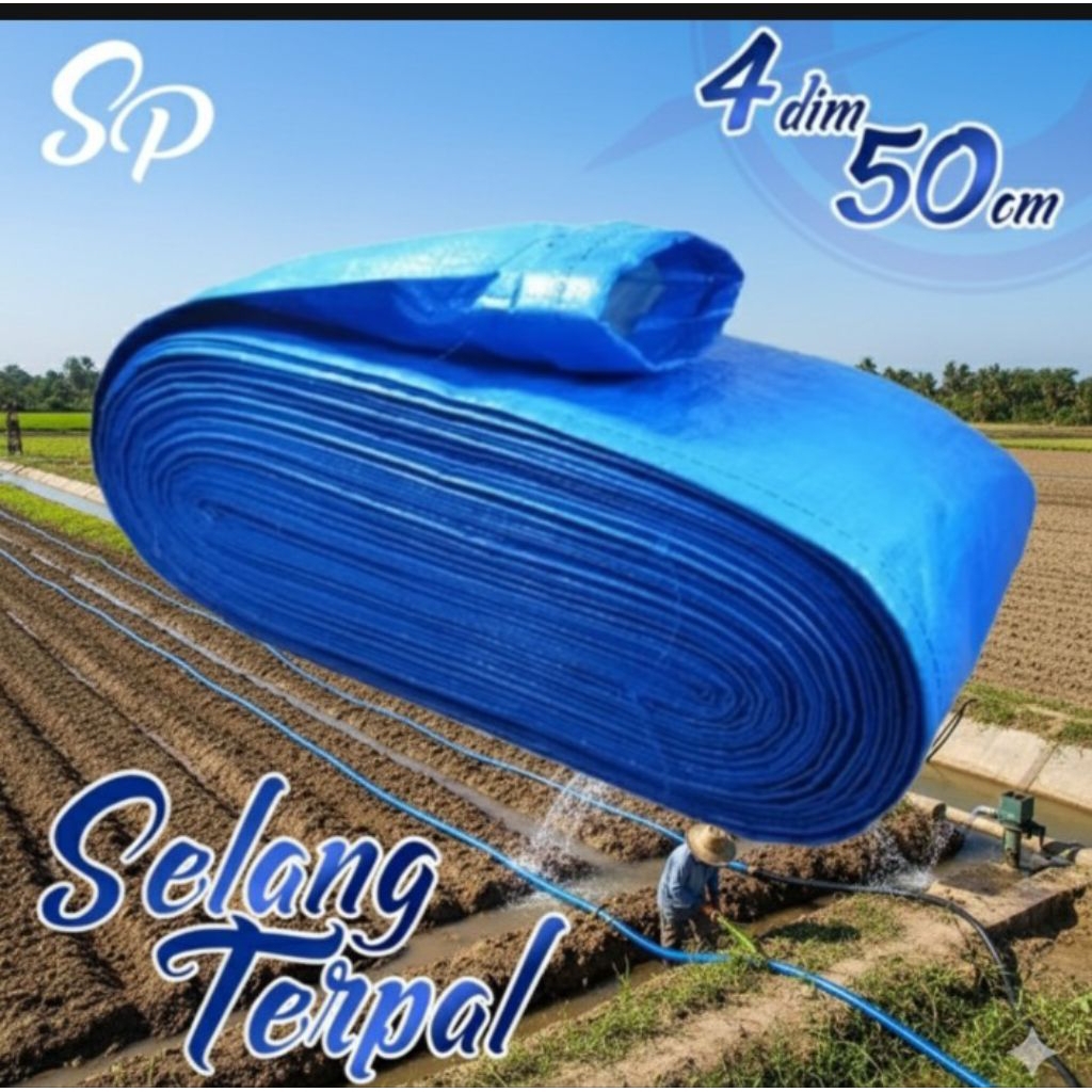 SELANG TERPAL 4DIM CAP JAGOSPORT/ SELANG DRIP IRIGASI/ SELANG SAWAH/ SELANG DIESEL/ SELANG PENGAIRAN