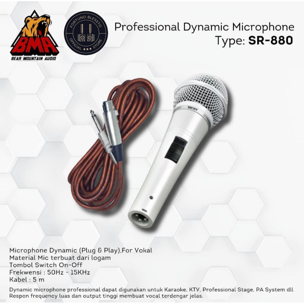 Microphone BMA SR 880 Original