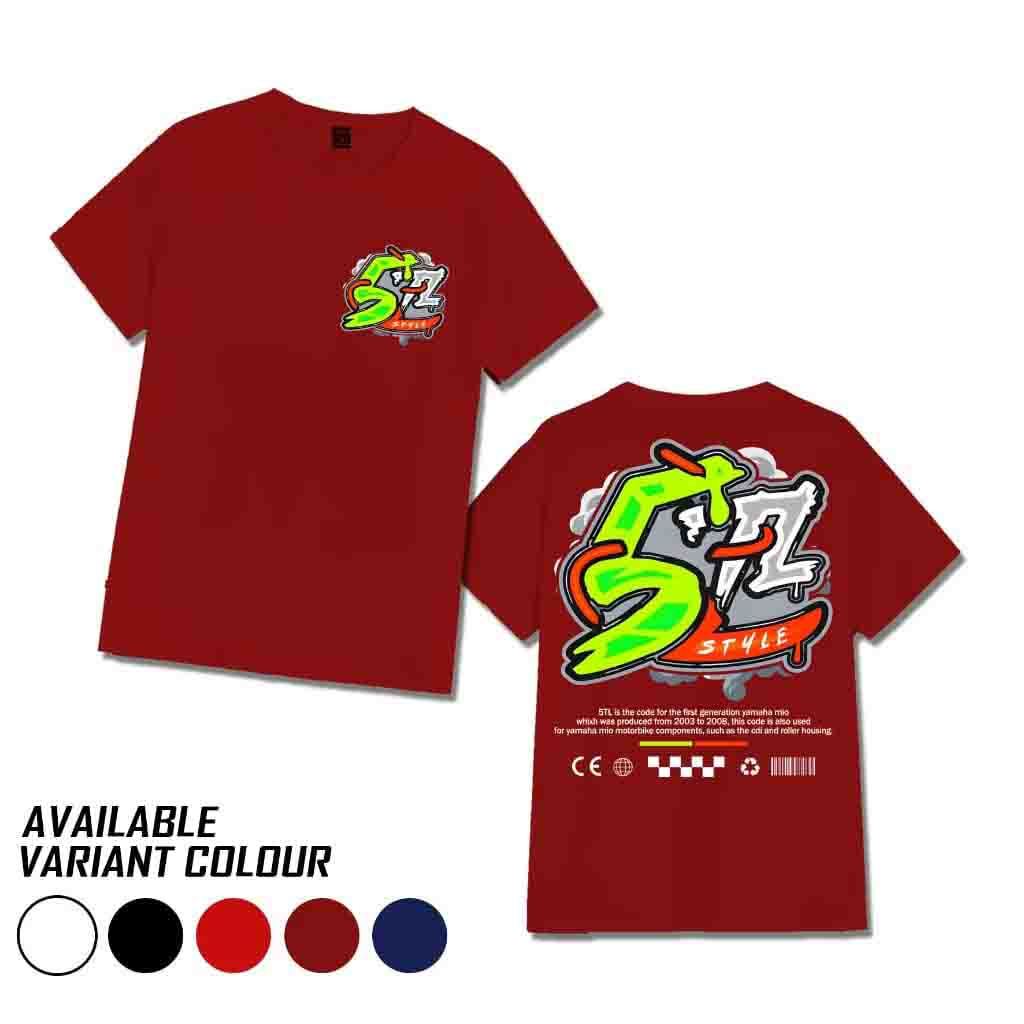 Kaos 5TL style - Pesona Mio 5tl Style - Baju Kaos Pria Dan Wanita Racing