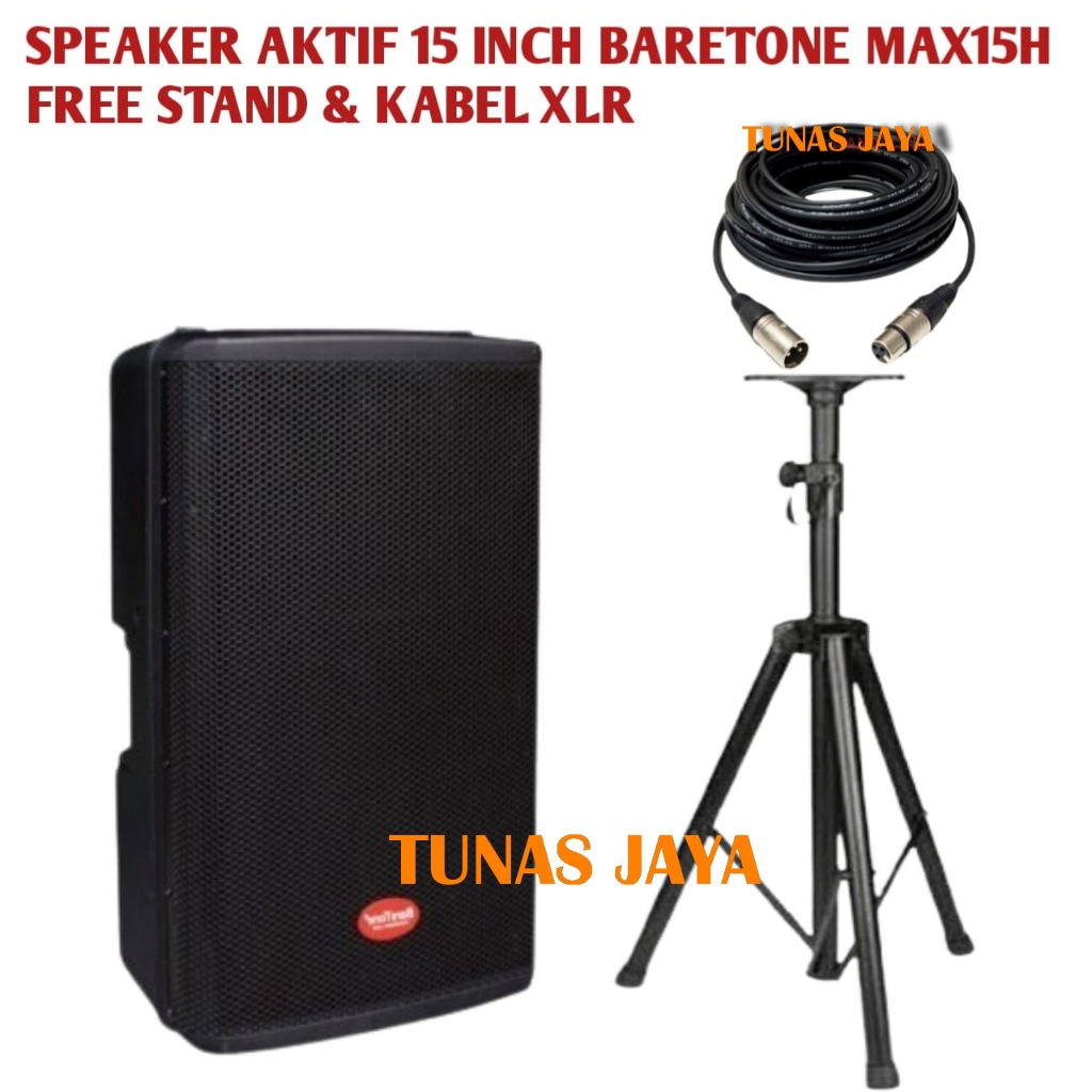 BARETONE ACTIVE SPEAKER MAX15H max15h