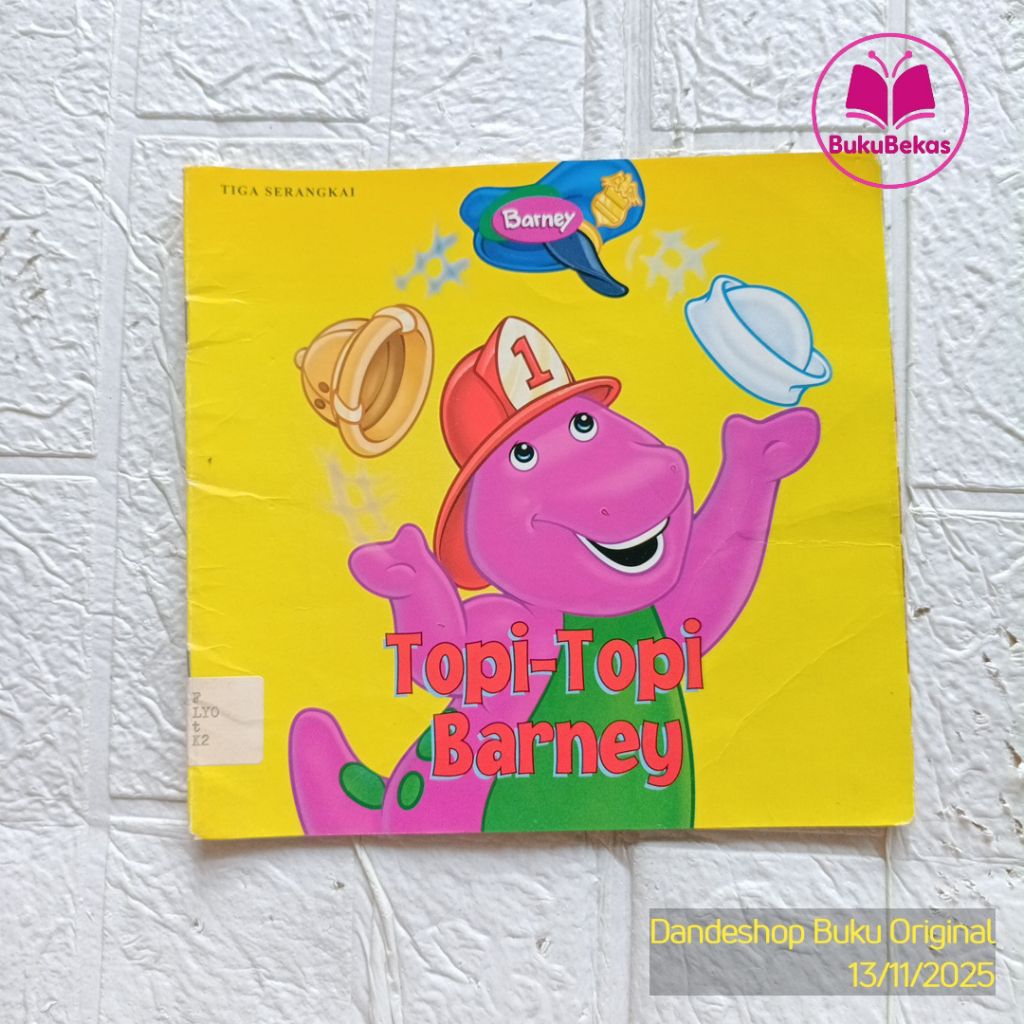 (ex-perpus) Barney Topi Topi Barney  - Buku Cerita Anak Bekas