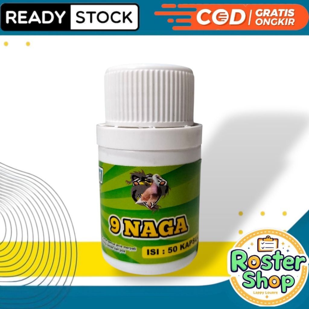 Jamu Merpati 9 Naga Power Sprint (50 Kapsul) - Otot Kuat, Nafas Panjang, Juara Kontes