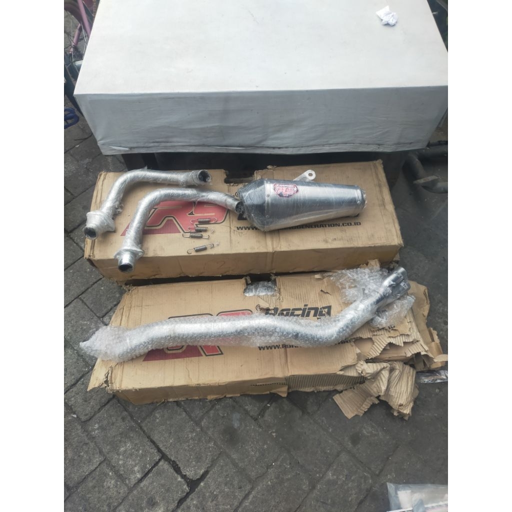 KNALPOT R9 FULL SISTEM R9 ZETTA SET CBR250 RR