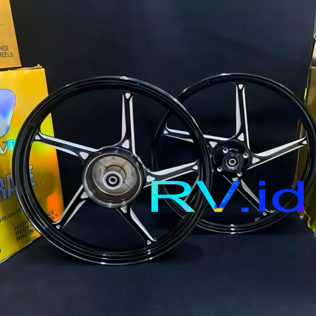 Velg Pelek Racing Delkevic D55 Yamaha FIZR /Jupiter Lama/Vega Lama/Crypton/Alfa /Jupiter Burhan Forc