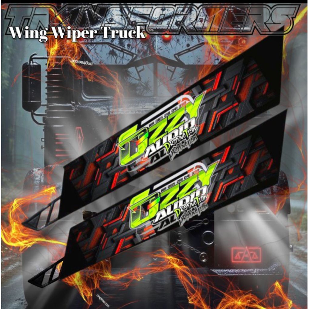 Wiper Wing Kaca Mobil Truck Variasi L300 Pick up L300 Canter Ragasa Frameless 2 pcs Cover Tiang Truc